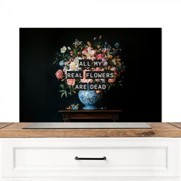 Salpicaderos de cocina - Flores - Arte - Pastel - Citas