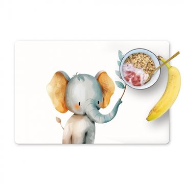 Salvamanteles - Elefante - Animal - Colores pastel
