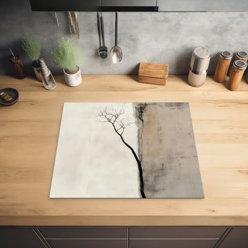 Protector de placa de induccion - Wabi sabi - Planta - Beige