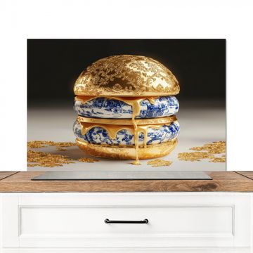 Salpicaderos de cocina - Azul de Delft - Oro - Citizen