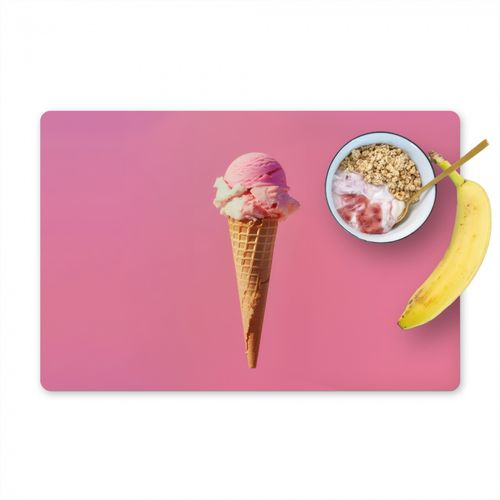 Salvamanteles - Cuerno - Pala de helado - Rosa