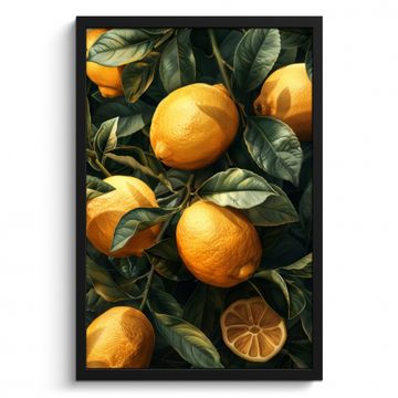 Quadros enmarcados - Luz solar cítrica