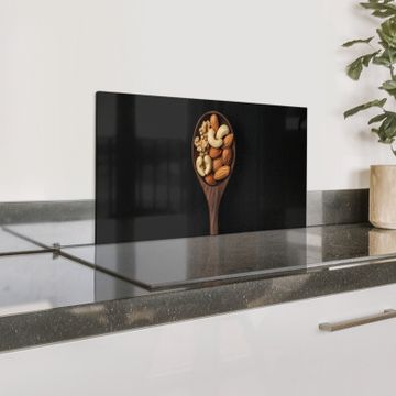 Salpicaderos de cocina - Madera - Nogal - Negro