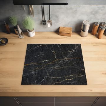 Protector de placa de induccion - Mármol - Negro - Oro - Gris - Textura mármol