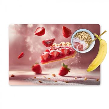Salvamanteles - Fresa - Tarta - Comida - Rosa