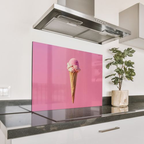 Salpicaderos de cocina - Cuerno - Pala de helado - Rosa