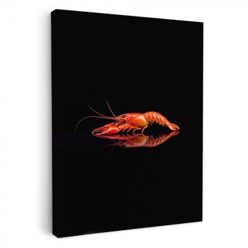 Lienzos decorativos - Langosta - Naranja - Negro - Llamativo