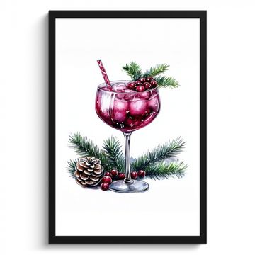 Cuadros enmarcados - Invierno - Cóctel - Decoración - Bebidas - Navidad