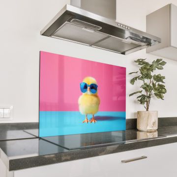 Salpicaderos de cocina - Chick - Gafas de sol - Azul