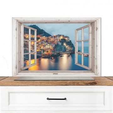 Salpicaderos de cocina - Belleza mediterránea al atardecer