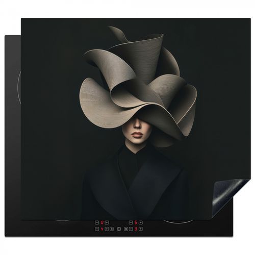 Protector de placa de induccion - Negro - Sombrero - Mujer