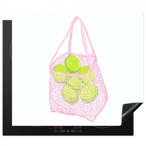 Bolsa de malla - Rosa - Ilustración - Limas