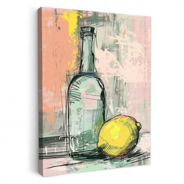Lienzos decorativos - Bodegón con limón