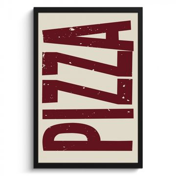Cuadros enmarcados - Pizza - Vintage - Decoración - Japandi