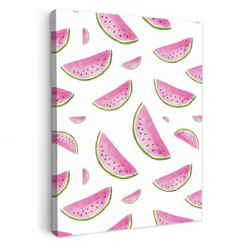 Lienzos decorativos - Rodajas de sandía de verano