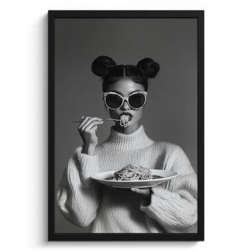 Cuadros enmarcados - Mujer - Pasta - Gafas de sol