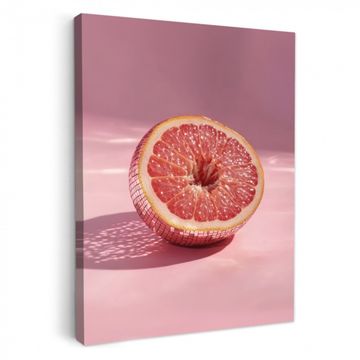 Lienzos decorativos - Pomelo - Rosa - Disco - Brillante