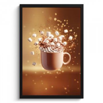Cuadros enmarcados - Chocolate - Bebida - Caliente - Marrón