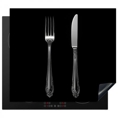 Protector de placa de induccion - Tenedor - Cuchillo - Plata