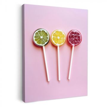 Lienzos decorativos - Piruleta - Caramelo - Cítricos