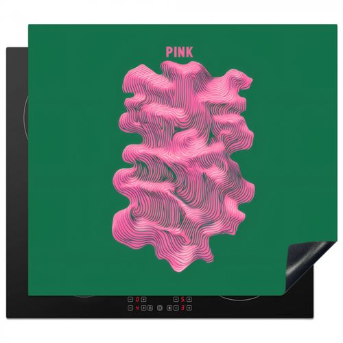 Abstracto - Rosa - Líneas - Verde