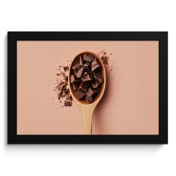 Cuadros enmarcados - Chocolate - Madera - Cuchara