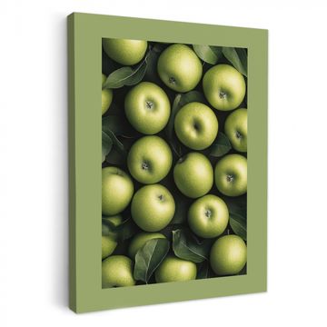 Lienzos decorativos - Manzanas - Verdes - hojas