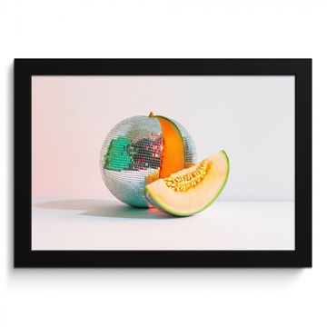 Cuadros enmarcados - Disco - Discoball - Melón - Pastel