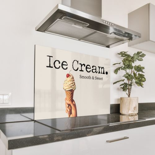 Salpicaderos de cocina - Helado - Helado suave - Colorido - Cereza