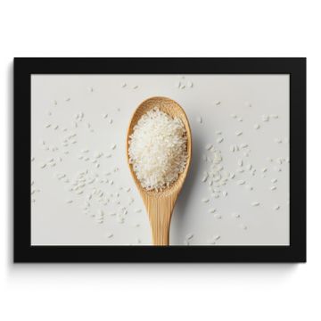 Cuadros enmarcados - Madera - Cuchara - Arroz