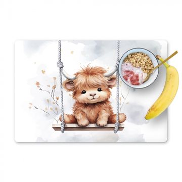 Salvamanteles - Highlander escocés - Animal - Niños - Habitación de bebé - Guardería