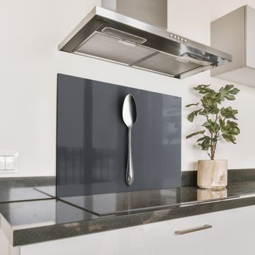 Salpicaderos de cocina - Plata - Metal - Cuchara