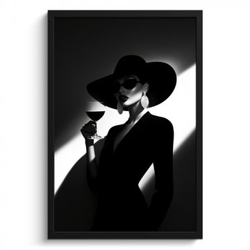 Cuadros enmarcados - Mujer - Vino - Chic