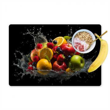 Salvamanteles - Fruta - Manzana - Naranja - Frutos rojos - Agua