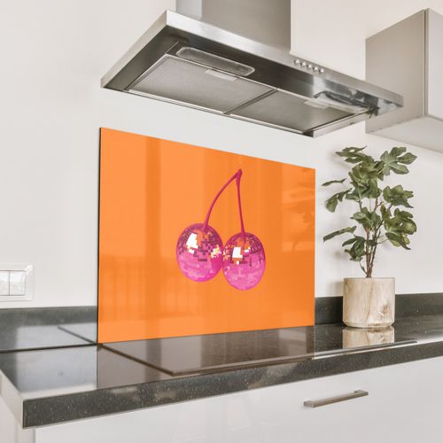 Salpicaderos de cocina - Discoballs - Cereza - Espejos - Rosa