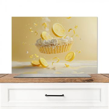 Salpicaderos de cocina - Limón - Pastel - Comida - Amarillo