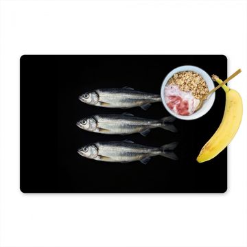 Salvamanteles - Arenque - Pescado - Negro