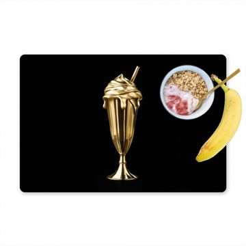 Salvamanteles - Batido - Oro - Beber - Negro