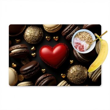 Macarrones - Rojo - Corazón