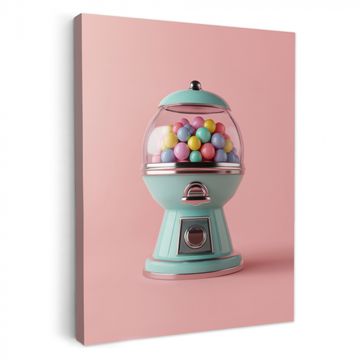 Lienzos decorativos - Chicle - Retro - Caramelo - Rosa