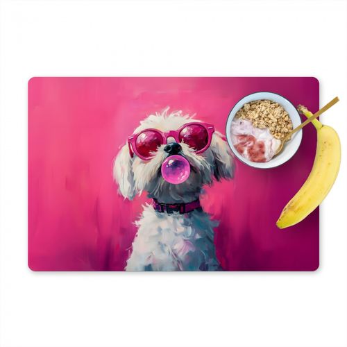 Rosa - Perro - Burbuja