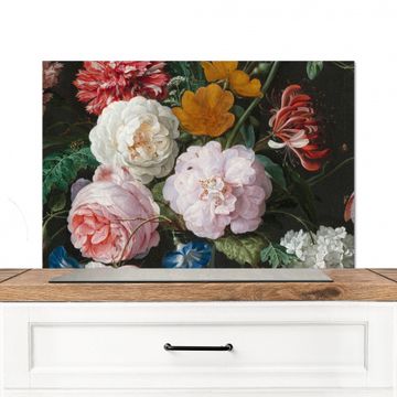 Salpicaderos de cocina - Naturaleza muerta con flores
