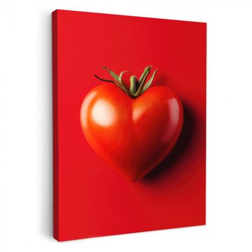 Lienzos decorativos - Tomate - Rojo - Corazón