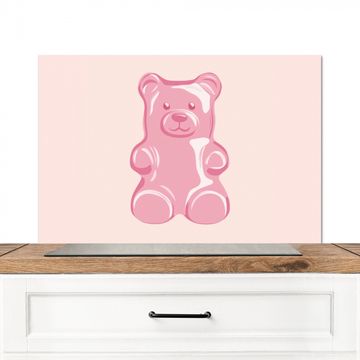 Salpicaderos de cocina - Oso - Rosa - Caramelo