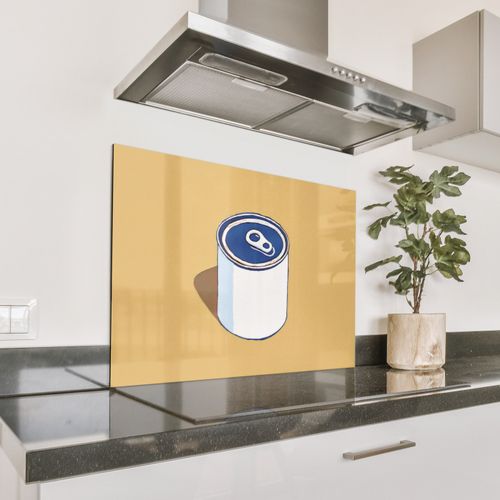 Salpicaderos de cocina - Lata - Minimalista - Azul - Ilustración