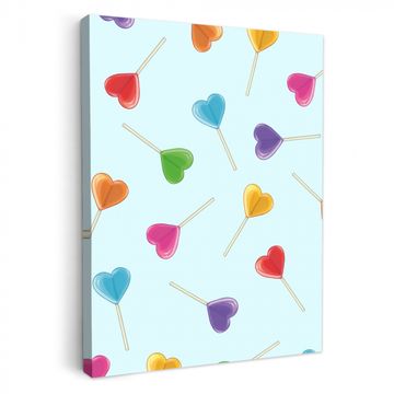 Lienzos decorativos - Piruleta - Arco iris - Caramelo