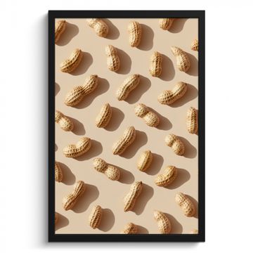 Cuadros enmarcados - Peanuts - Patrón - Beige