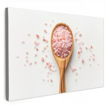 Lienzos decorativos - Cuchara - Sal - Rosa