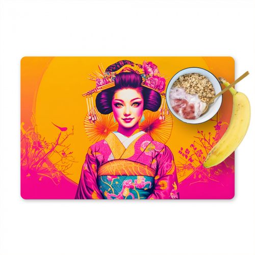 Salvamanteles - Flores - Mujer - Kimono - Rosa