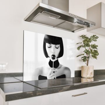 Salpicaderos de cocina - Mujer - Lolly - Negro - Blanco